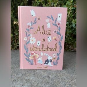 Alice in Wonderland Pink Hardcover Book